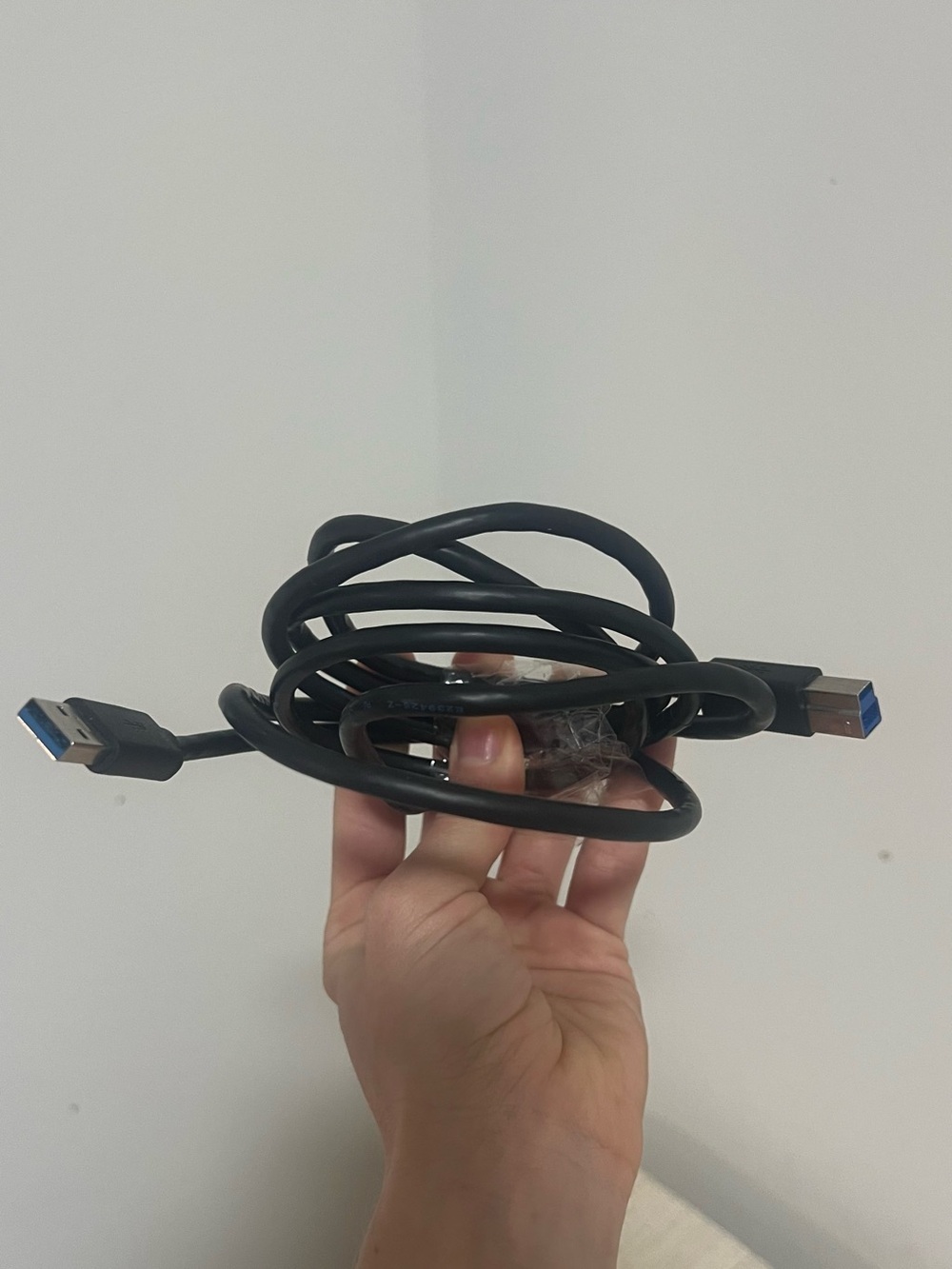 USB 3.0 A to B Cable - 6ft Black Printer/Monitor Cable - Picture 2 of 7